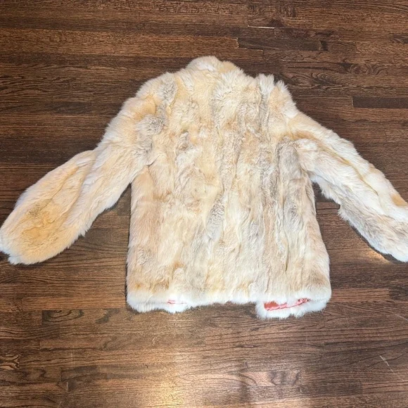 Vintage Real Rabbit Fur Coat - Picture 3 of 4
